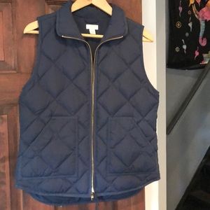 J Crew Navy Vest